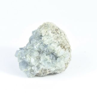 Madagascar Celestite Crystal Druzy Cluster Sky Blue Geode Mineral 7.3oz Rock Gem