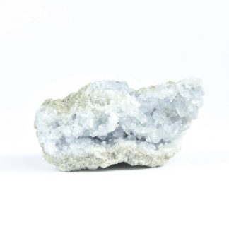 Madagascar Celestite Crystal druzy cluster sky Blue Geode Mineral 7.6oz