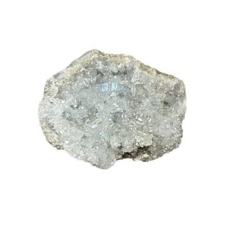 Madagascar Celestite Crystal Druzy Sky Blue Geode Mineral Cluster 4.5oz Rock Gem