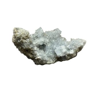 Madagascar Celestite Crystal Druzy Sky Blue Geode Mineral Cluster 6.1 oz Druze
