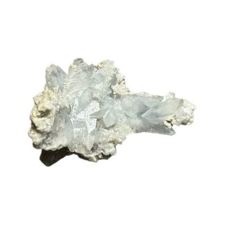 Madagascar Celestite Crystal Druzy Sky Blue Geode Mineral Cluster 6.6oz