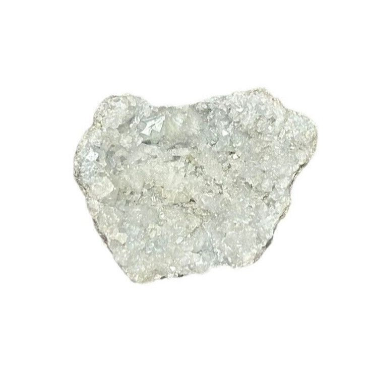 Madagascar Celestite Crystal Druzy Sky Blue Geode Mineral Cluster 6.6oz Gem Rock