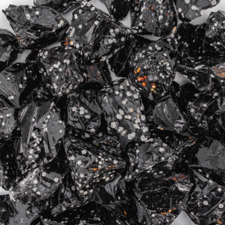 Medium Rough/Raw Snowflake Obsidian