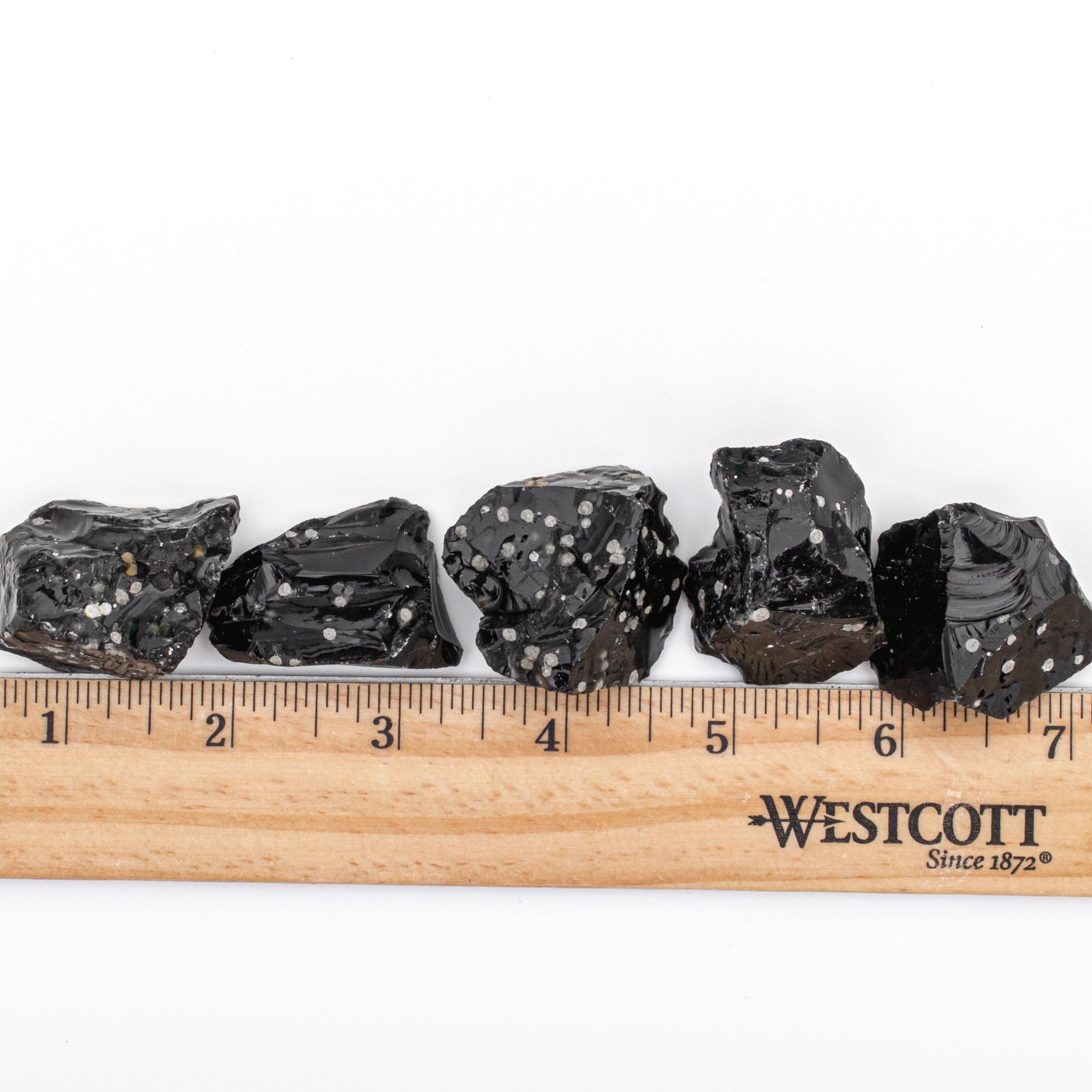 Medium Rough/Raw Snowflake Obsidian