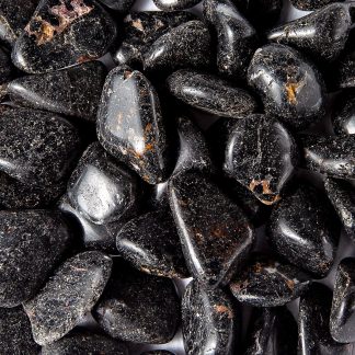 Medium Tumbled Black Tourmaline