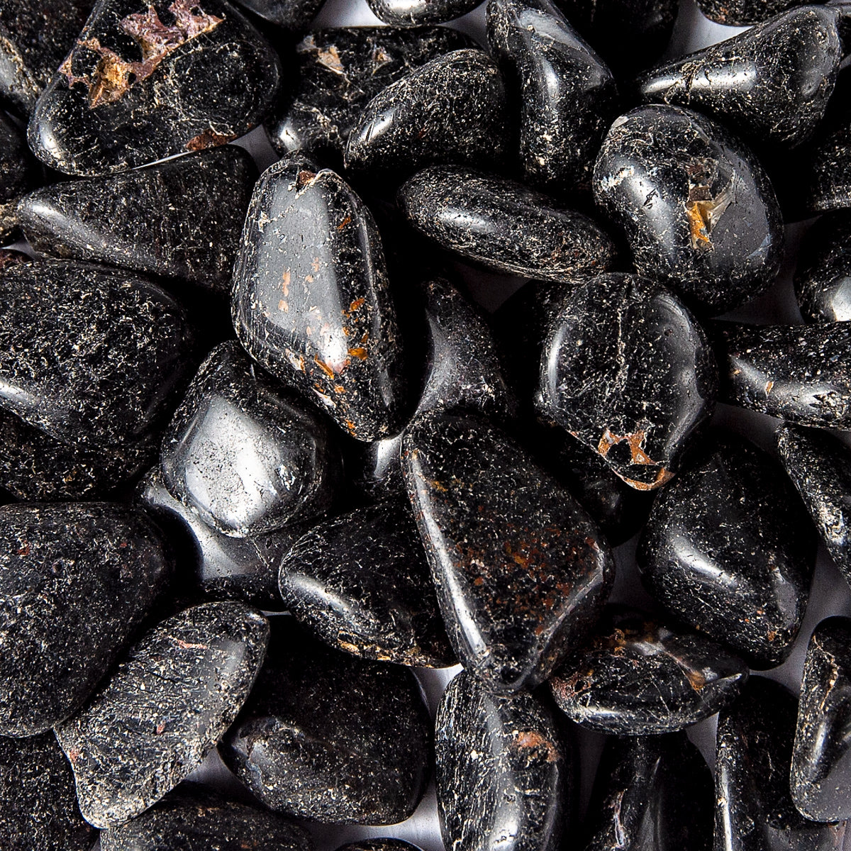 Medium Tumbled Black Tourmaline