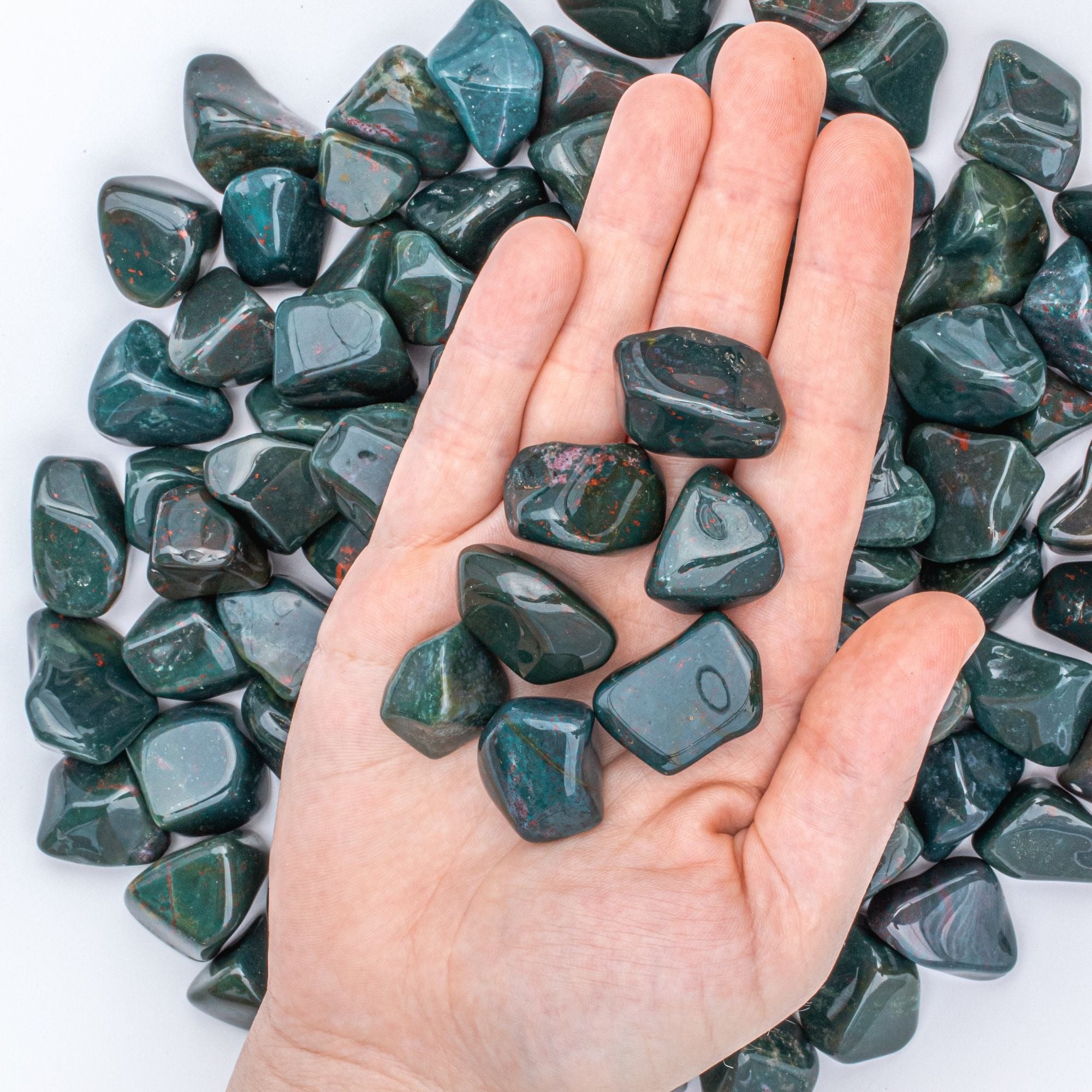 Medium Tumbled Indian Bloodstone