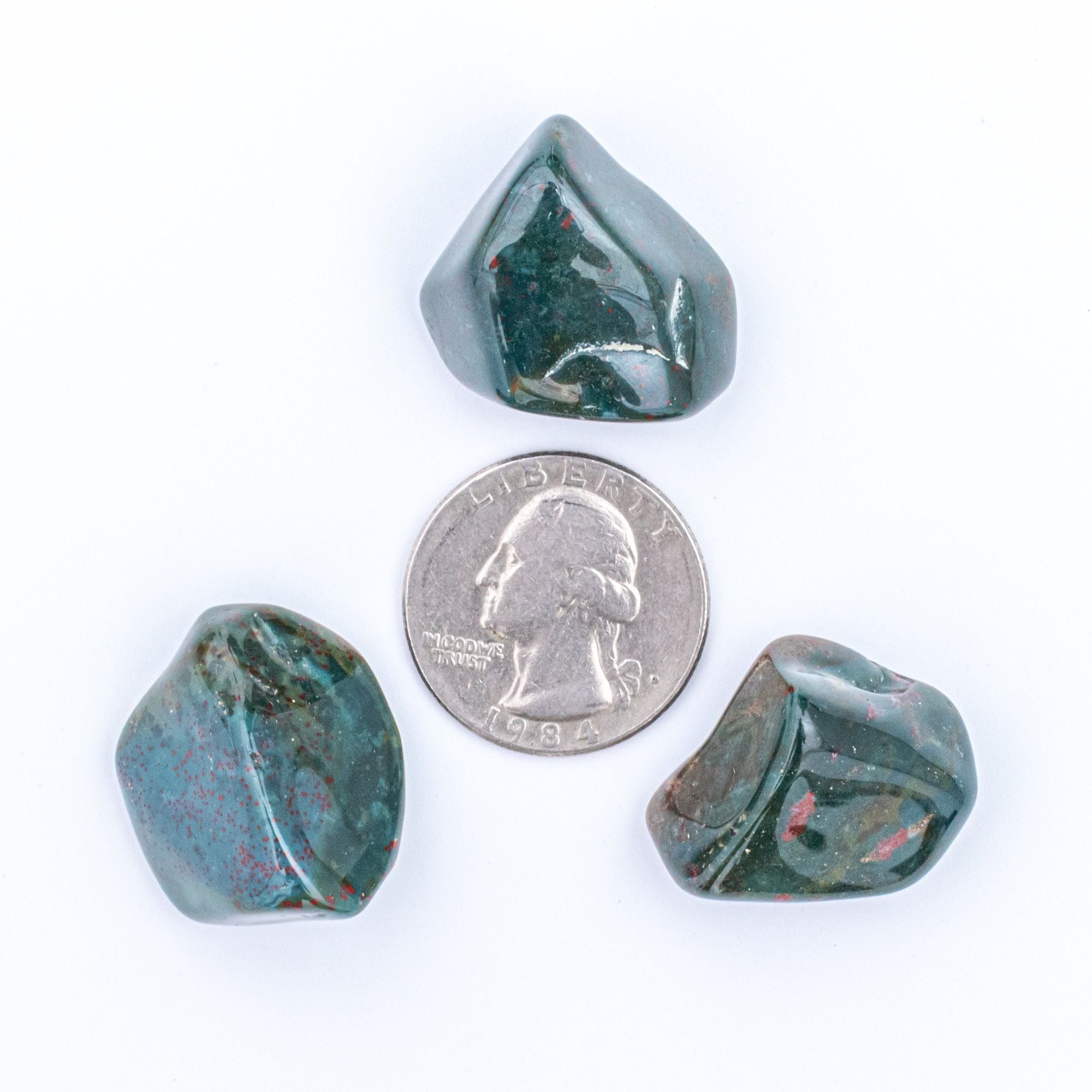 Medium Tumbled Indian Bloodstone