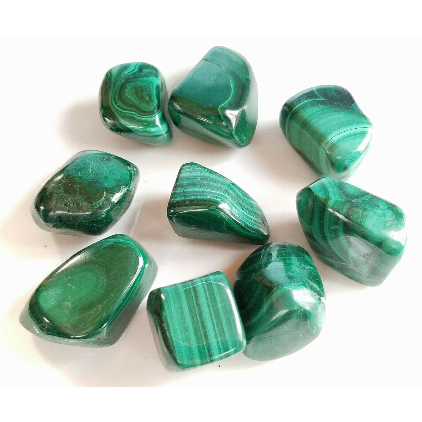 Medium Tumbled Malachite