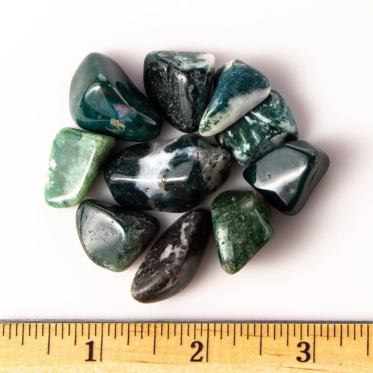 Medium Tumbled Moss Agate