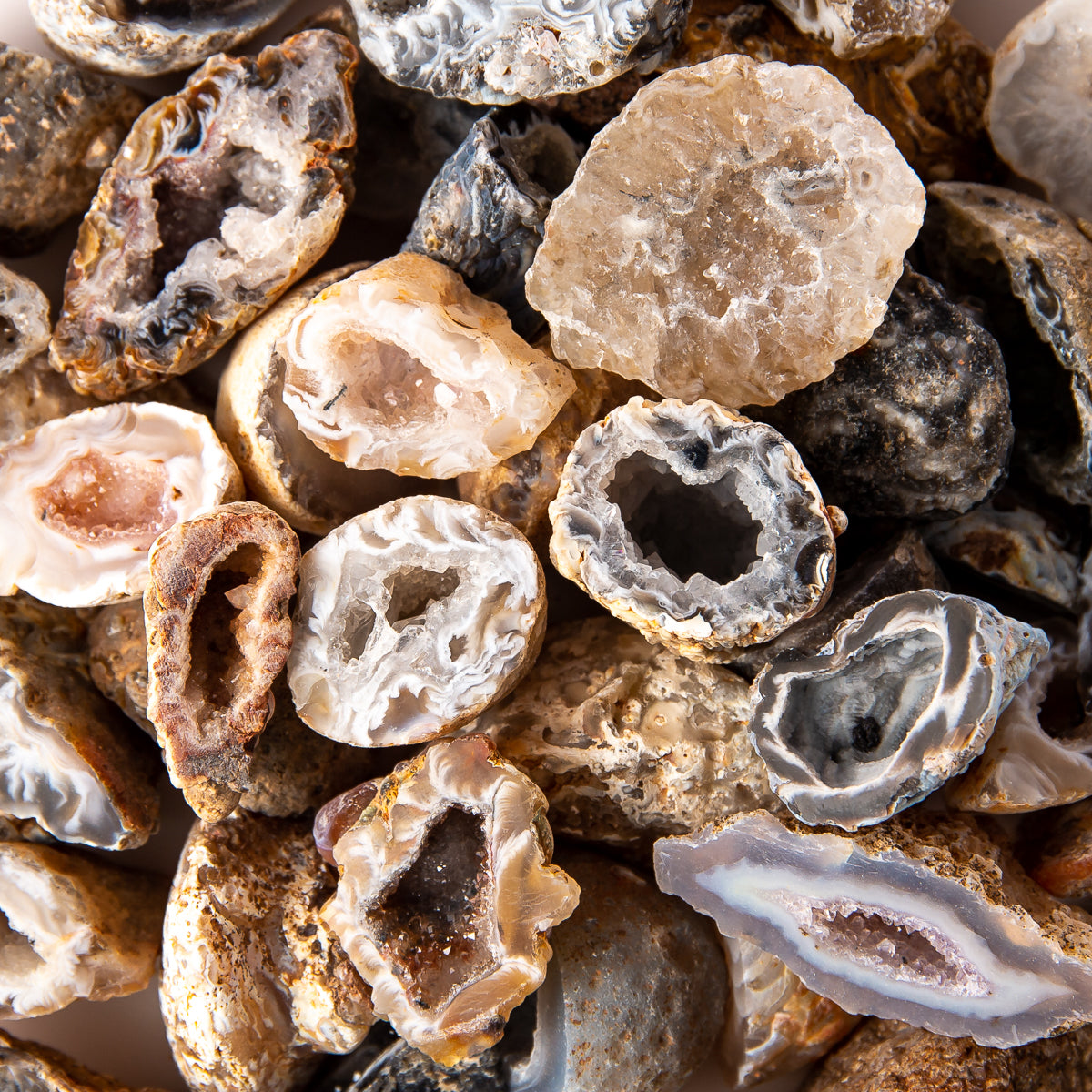 Mini Rough/Raw Agate Oco Geodes