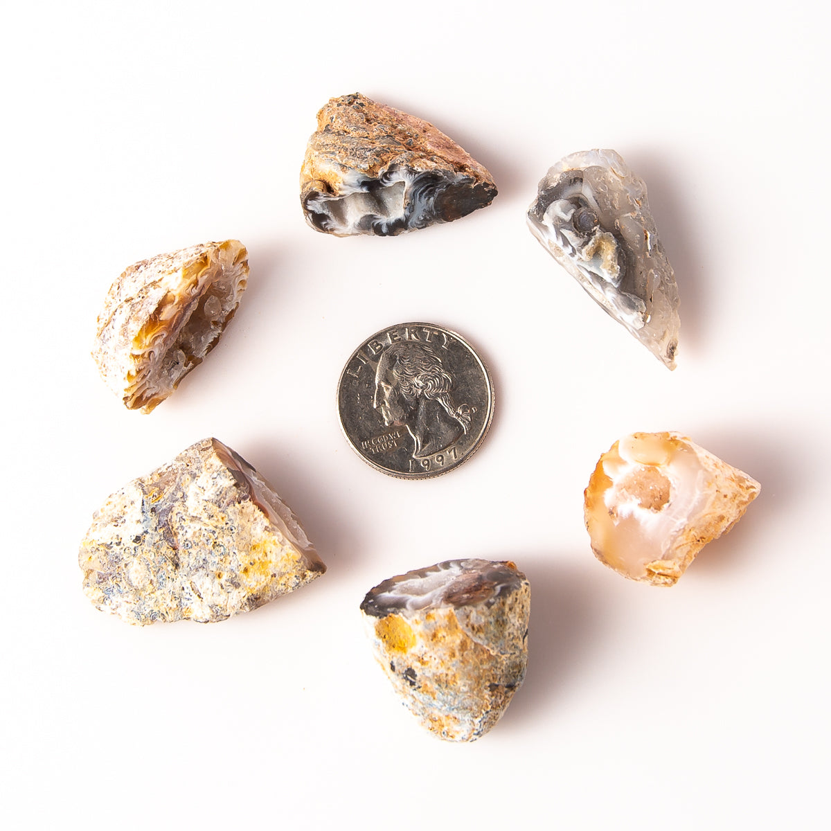 Mini Rough/Raw Agate Oco Geodes