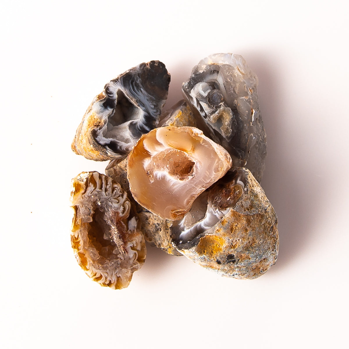 Mini Rough/Raw Agate Oco Geodes
