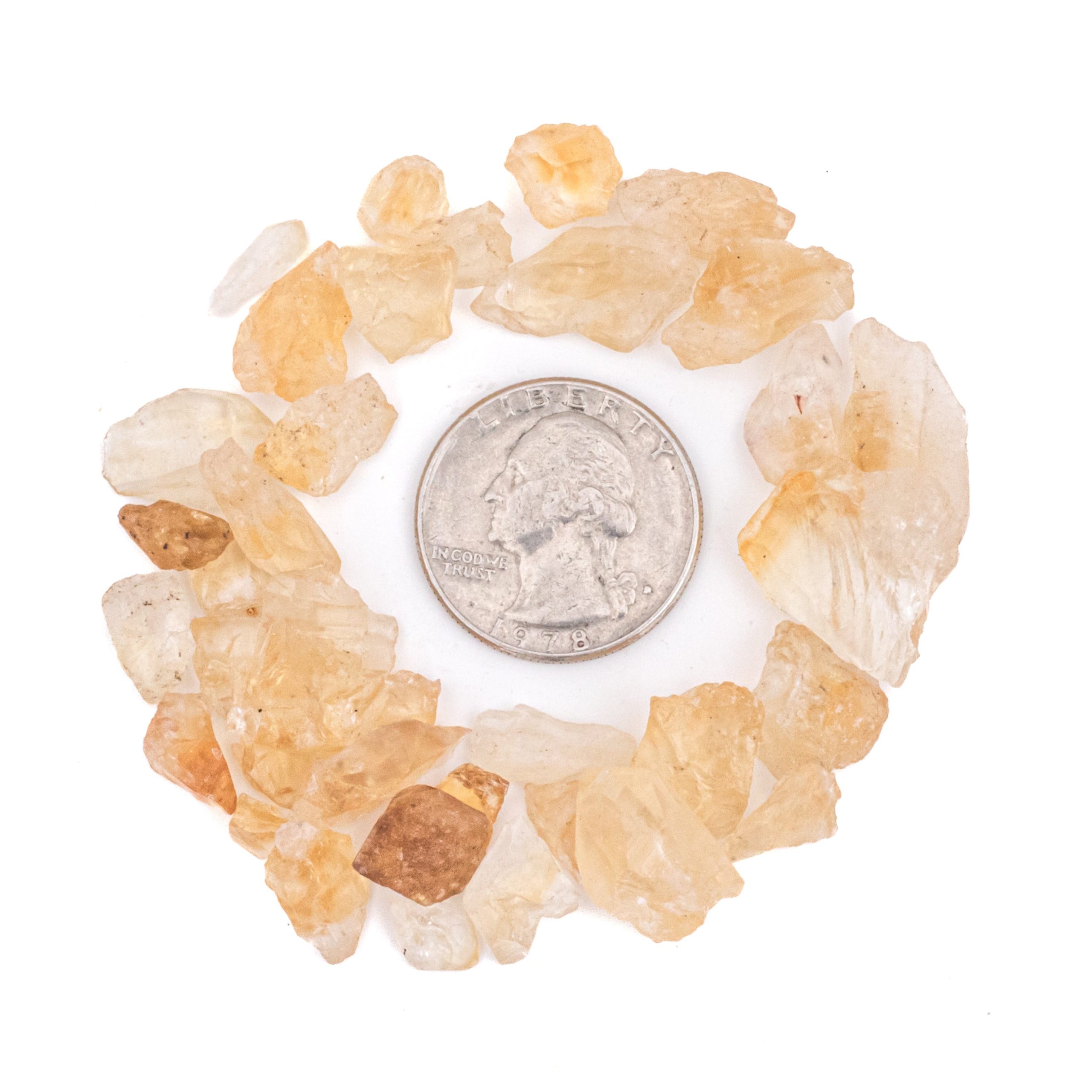 Mini Rough/Raw Crushed Citrine Pieces