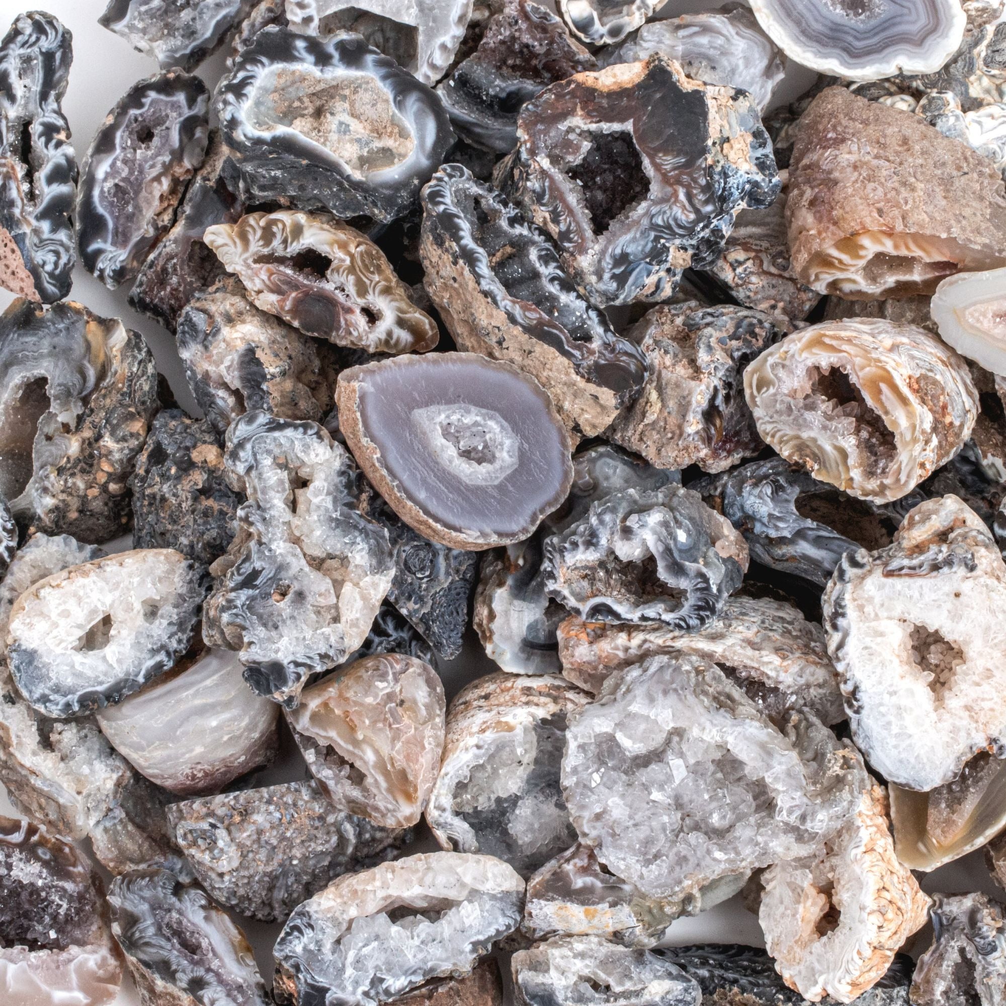 NEW! Small Rough/Raw Agate Oco Geodes