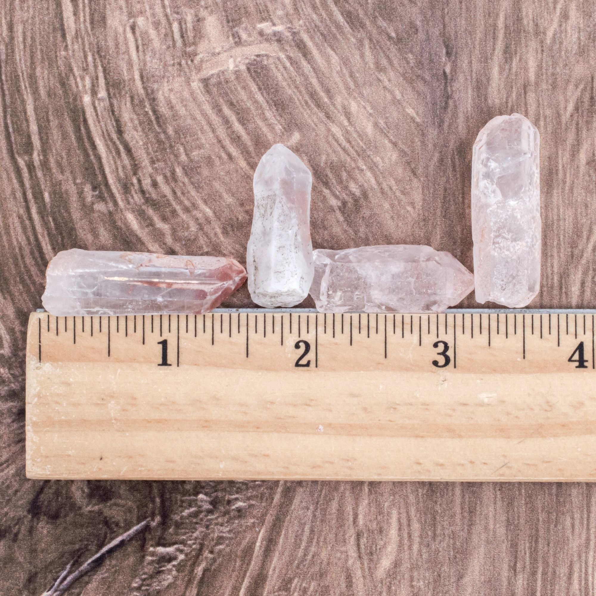 NEW! Small Rough/Raw Red Hematoid Quartz Points