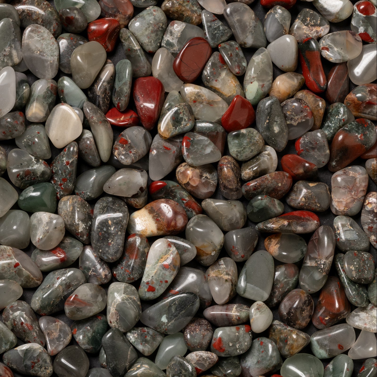 NEW! Small Tumbled African Bloodstone Seftonite