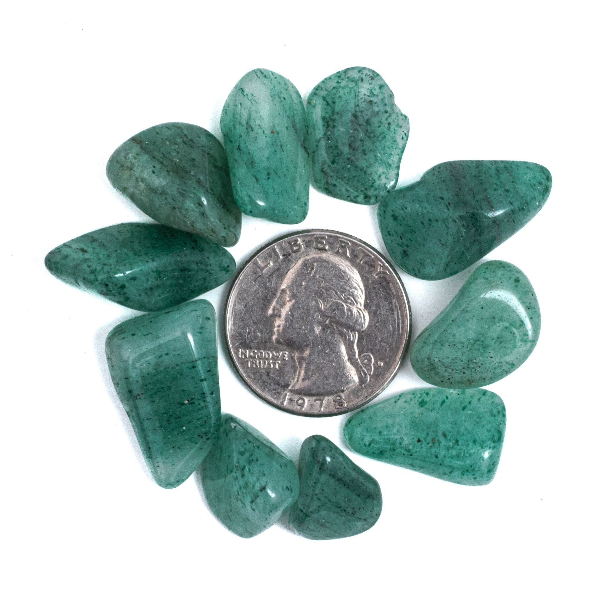 NEW! Small Tumbled Dark Green Aventurine