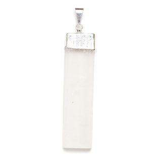 Selenite Slab Necklace