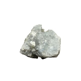 Sky Blue Madagascar Celestite Crystal Druzy Geode Mineral Cluster 6 oz