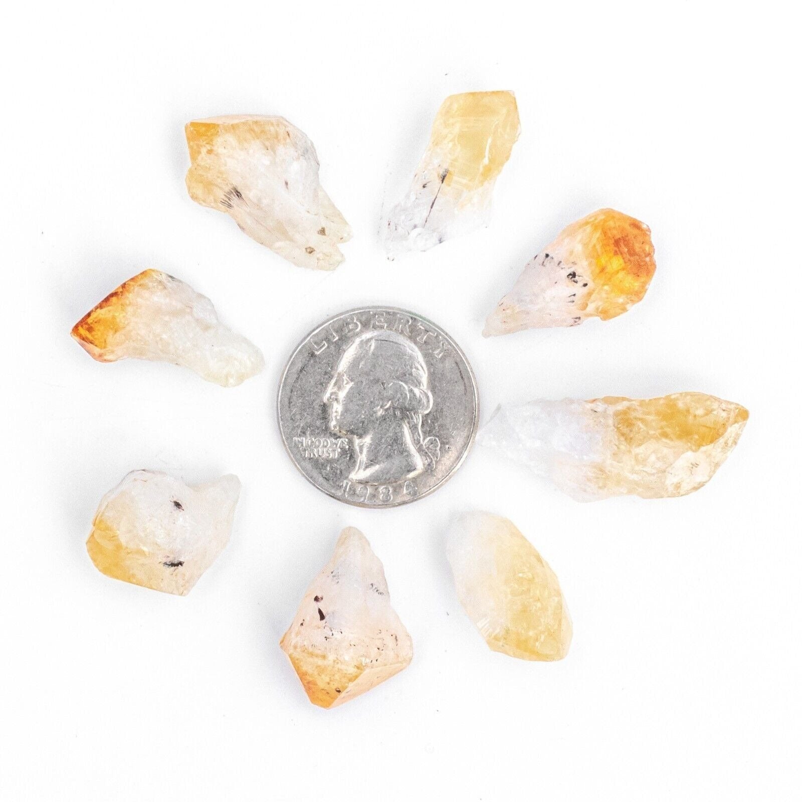 Small Rough/Raw Citrine Points