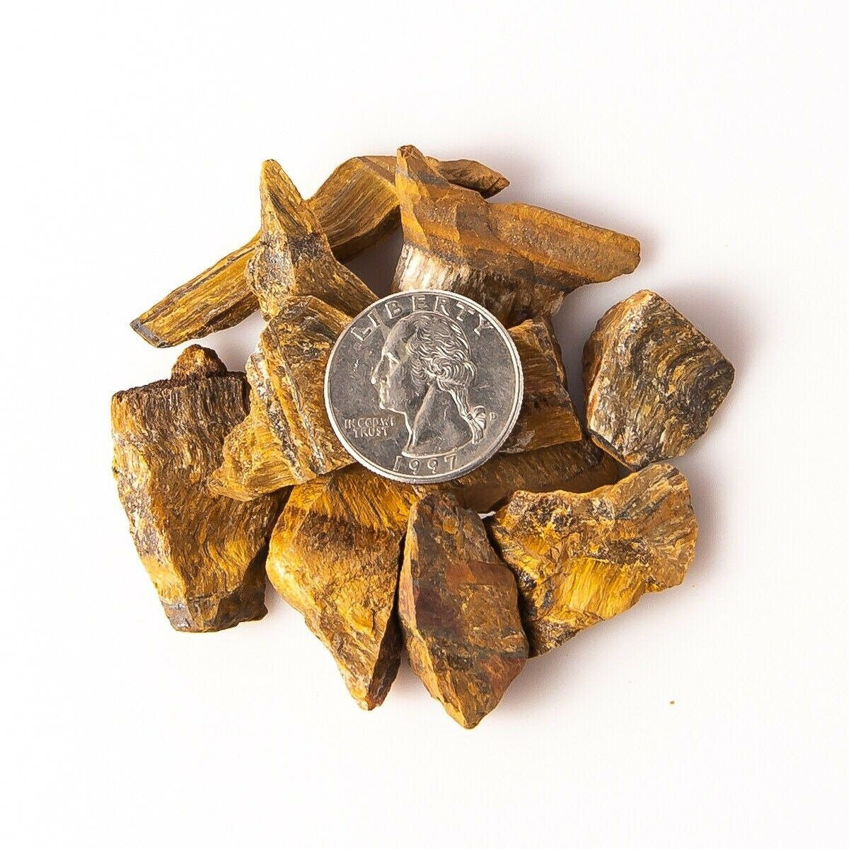 Small Rough/Raw Gold Tiger's Eye