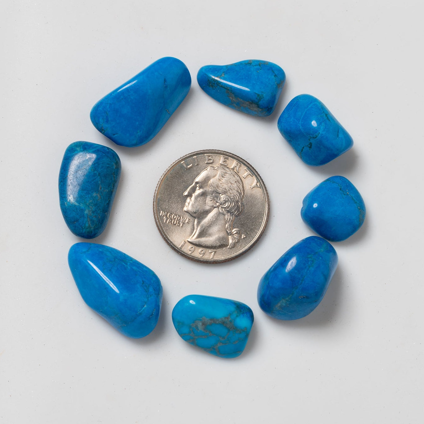 Small Tumbled Blue Howlite