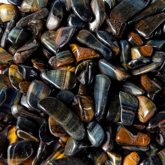 Small Tumbled Blue Variegated Tigers Eye