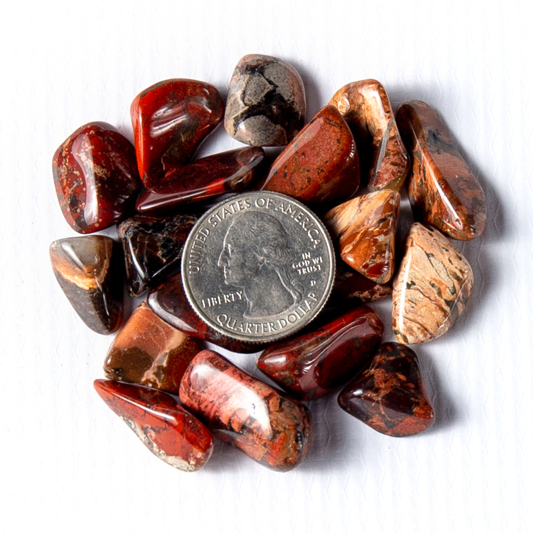 Small Tumbled Brecciated Jasper