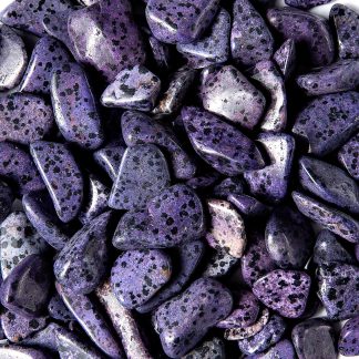 Small Tumbled Dyed Purple Dalmatian Jasper