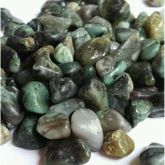 Small Tumbled Emerald in Matrix