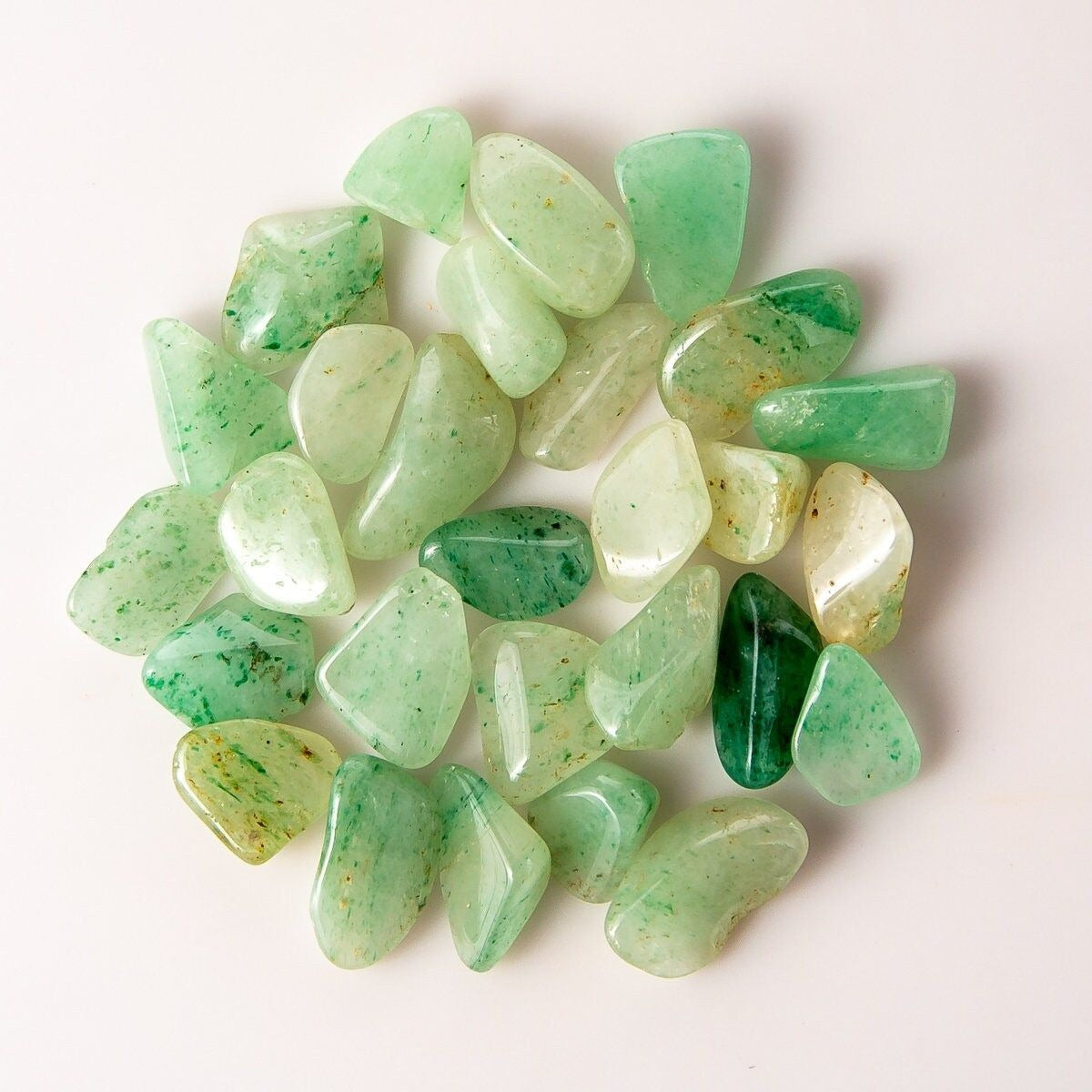 Small Tumbled Green Multi Aventurine