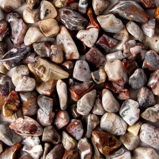Small Tumbled Mexican Crazy Lace Agate
