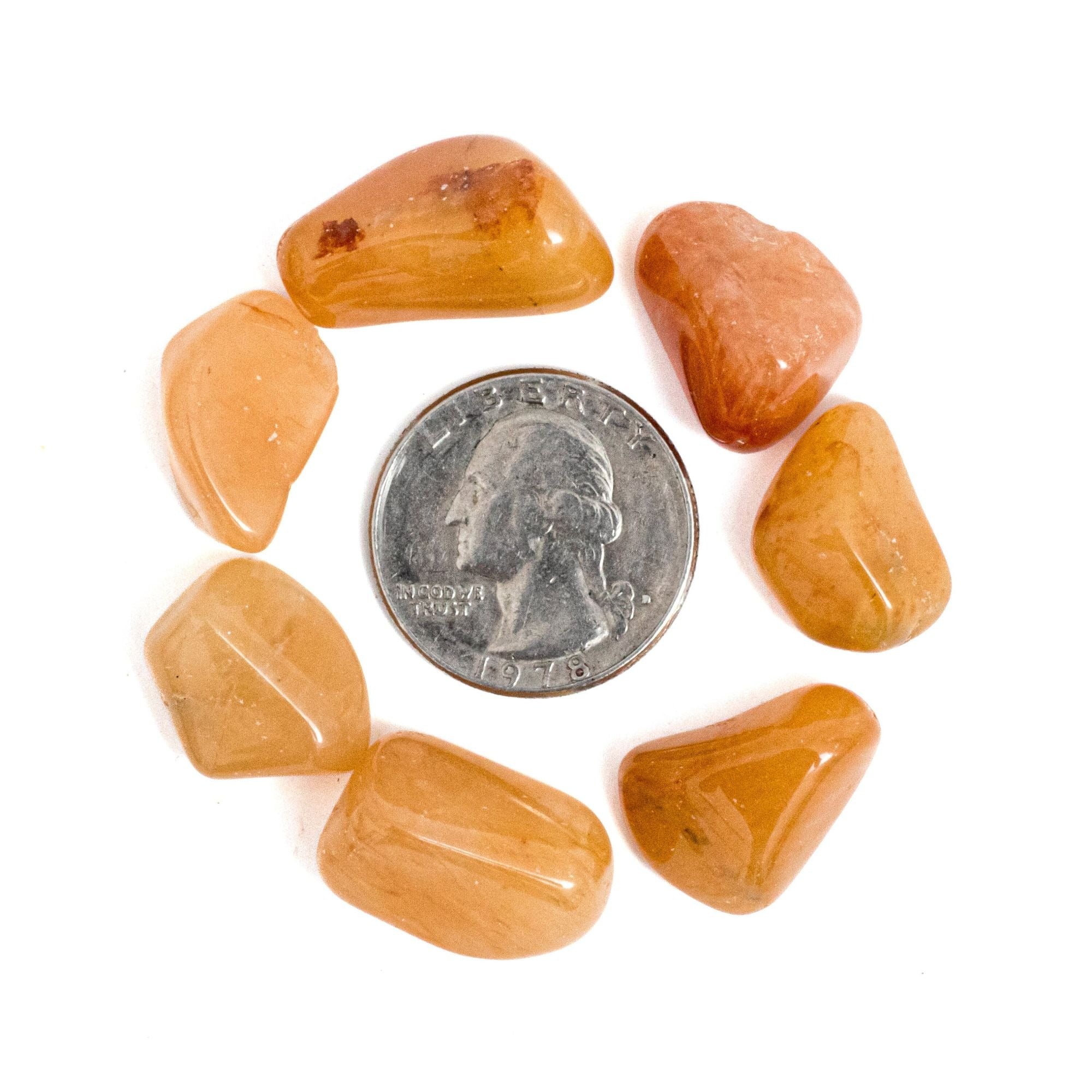 Small Tumbled Peach Quartz