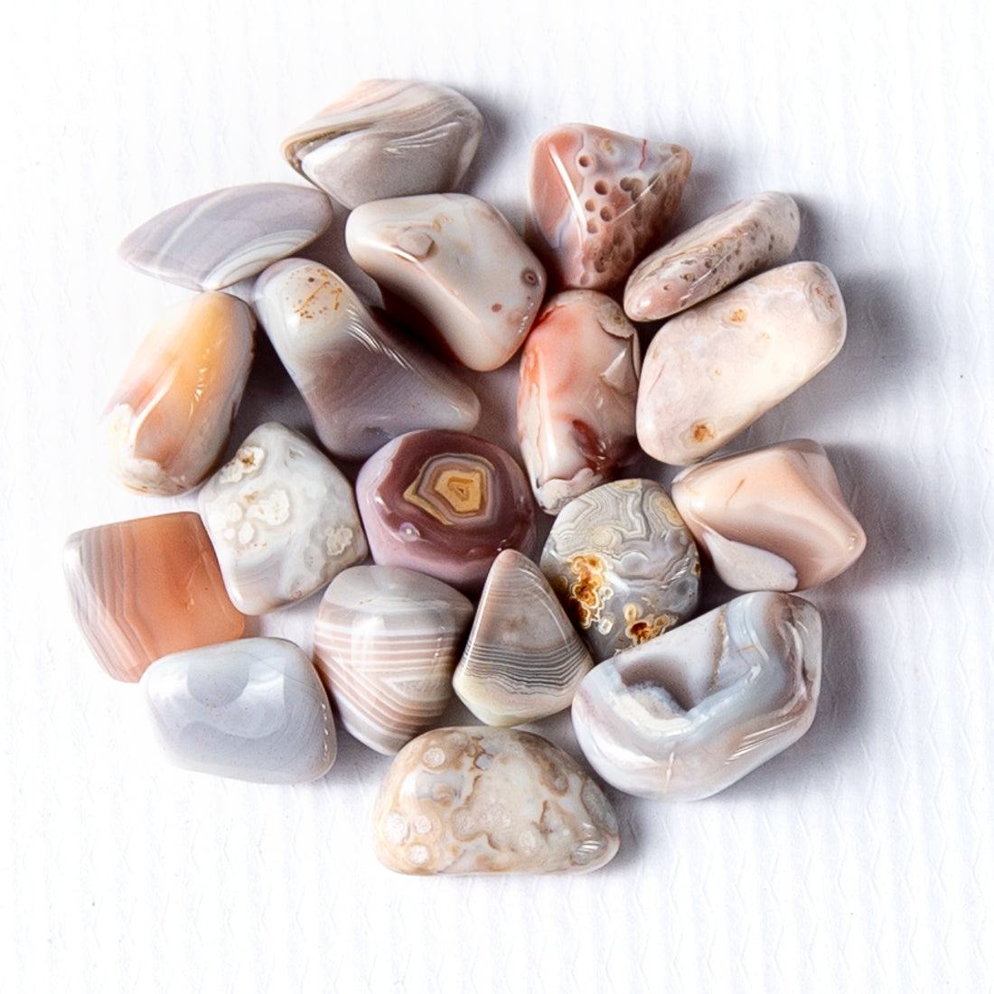 Small Tumbled Pink Botswana Agate