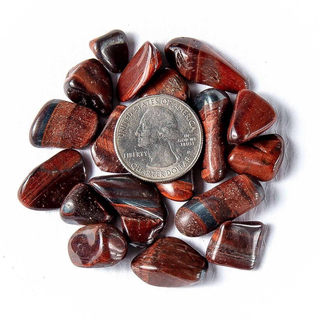 Small Tumbled Red Tigers Eye