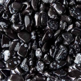 Small Tumbled Snowflake Obsidian