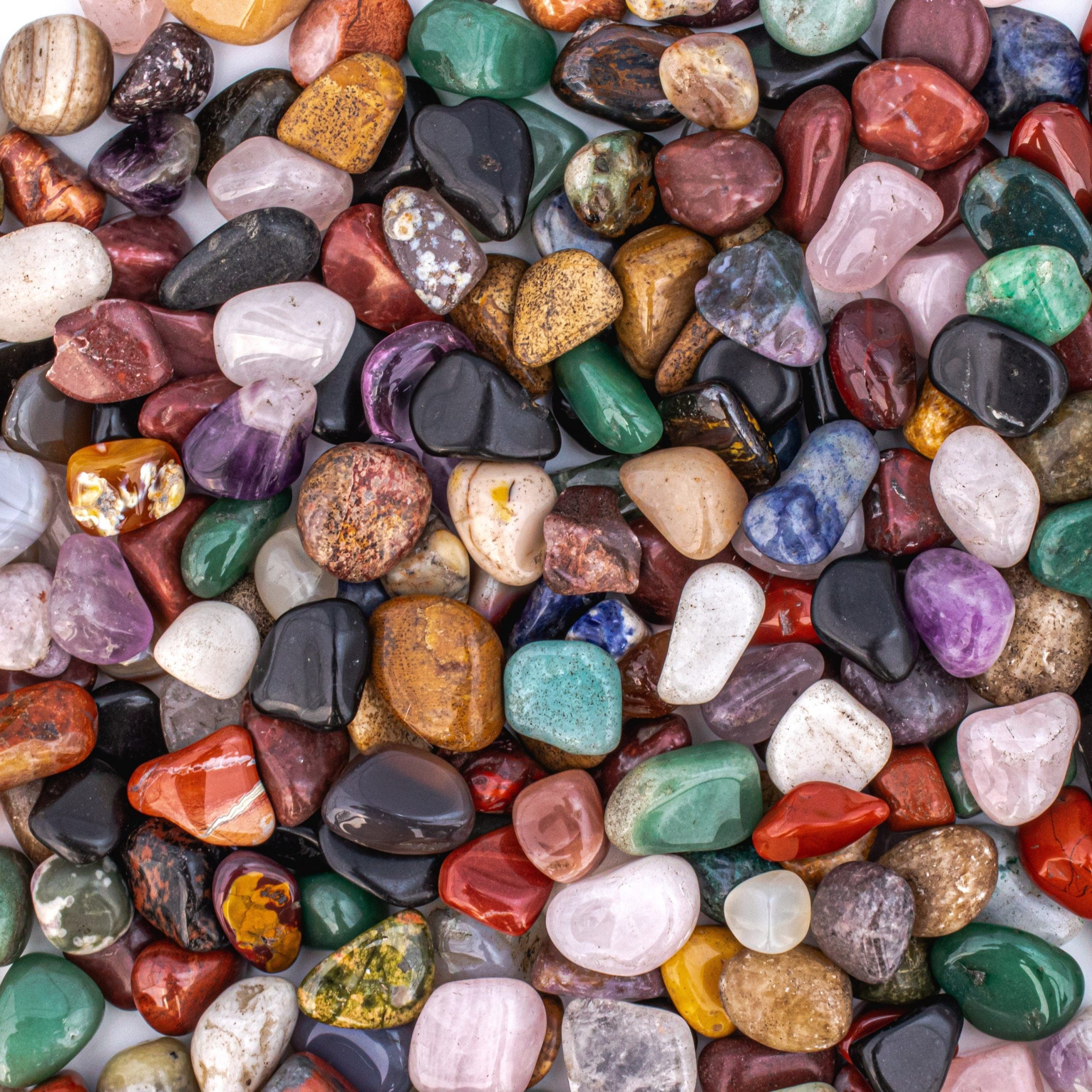 Small Tumbled Worldwide Assorted Gemstone Mix