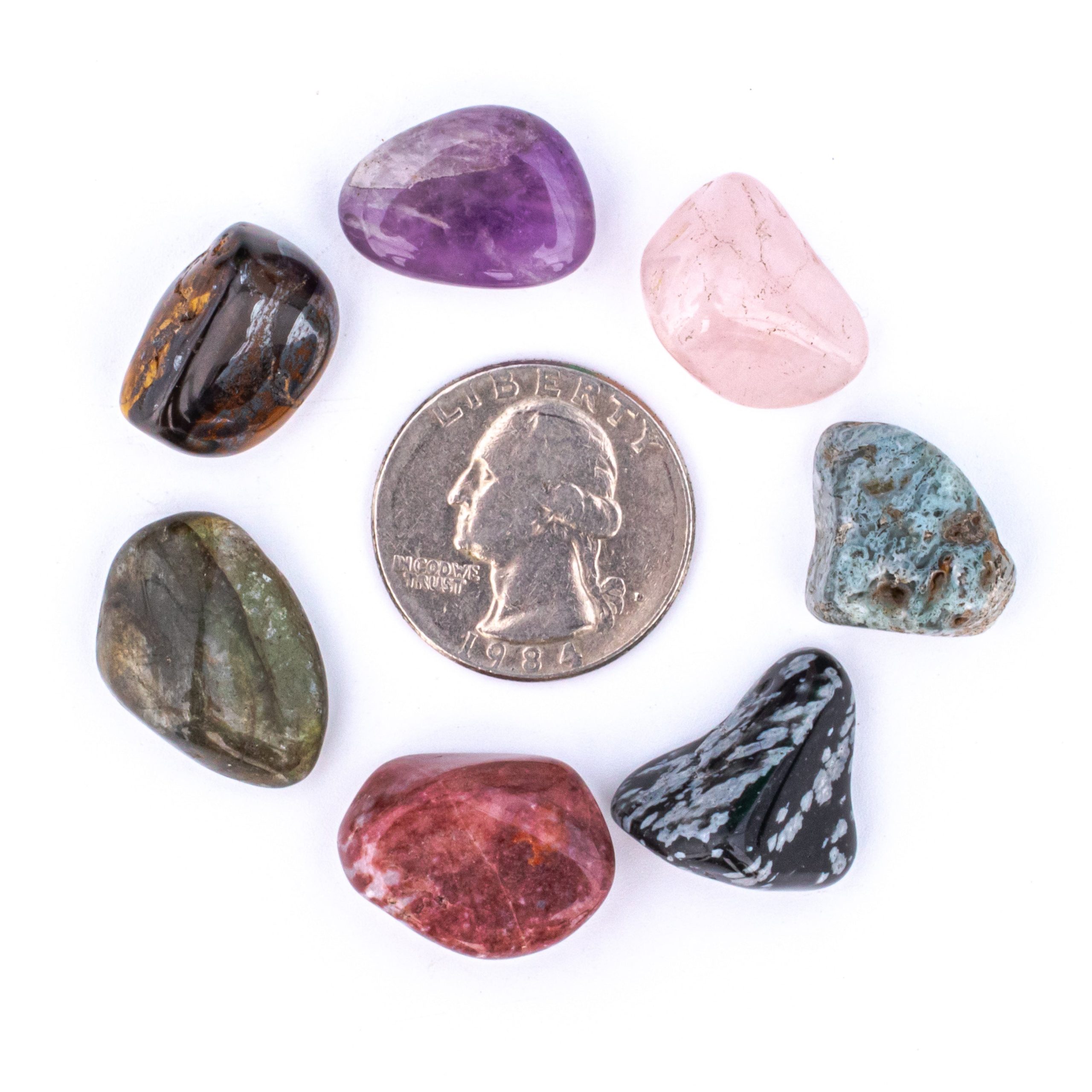 Small Tumbled Worldwide Assorted Gemstone Mix